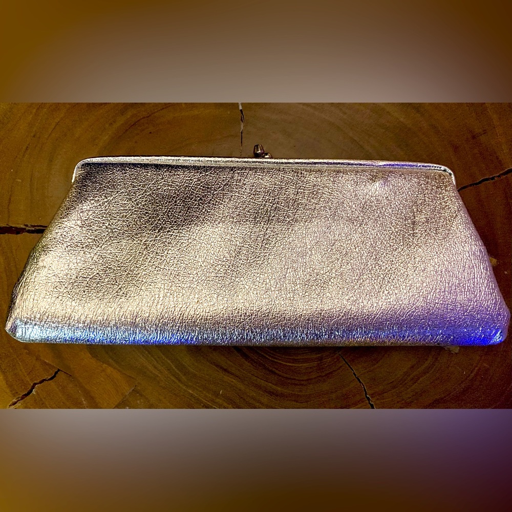 1960s Silver Evening Clutch